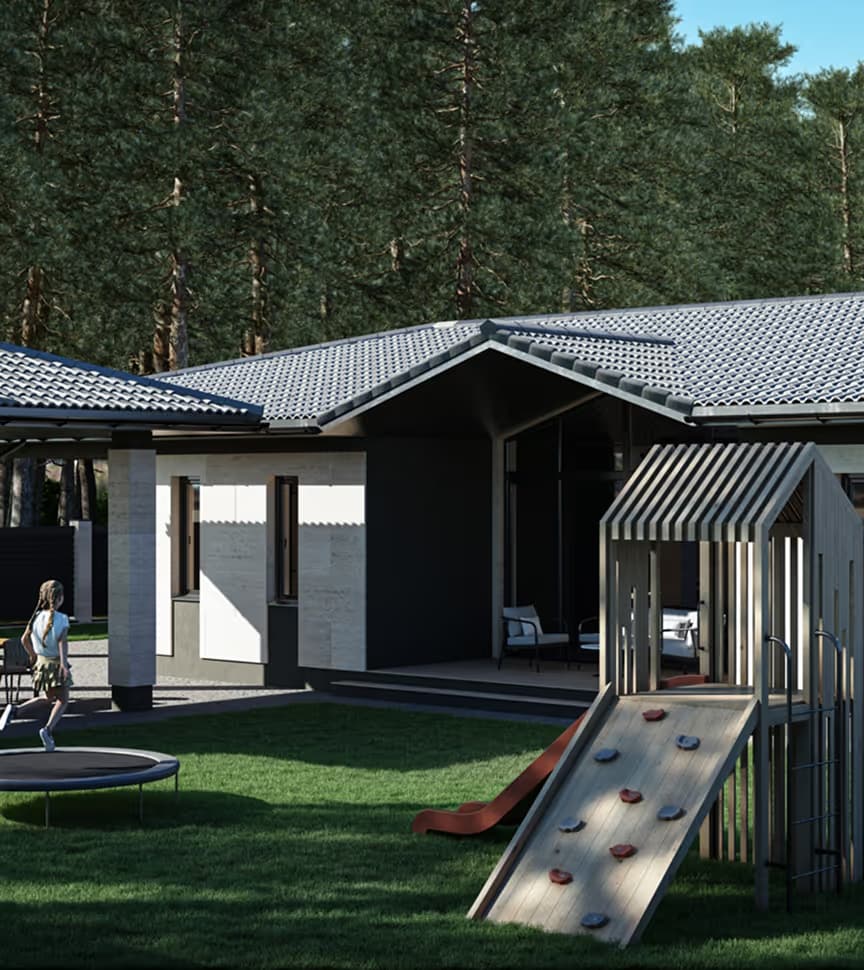 Дитячий майданчик на території — Lubo Village