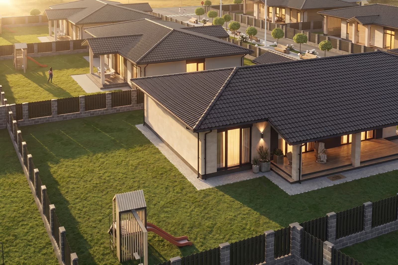 Котеджі першої черги Bucha Village у Бучі від забудовника Lubo Group